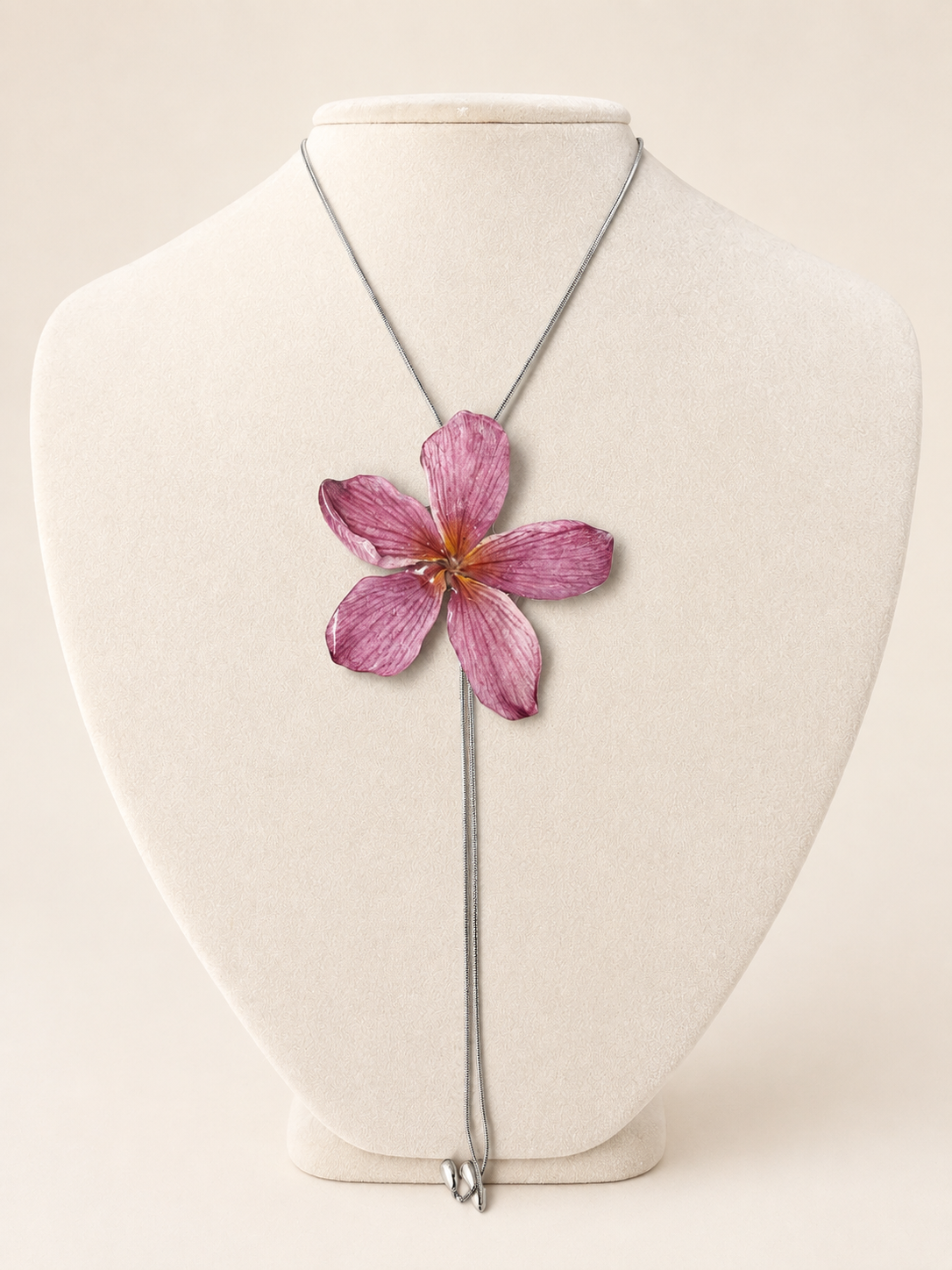 Clare Plumeria Bolo Necklace