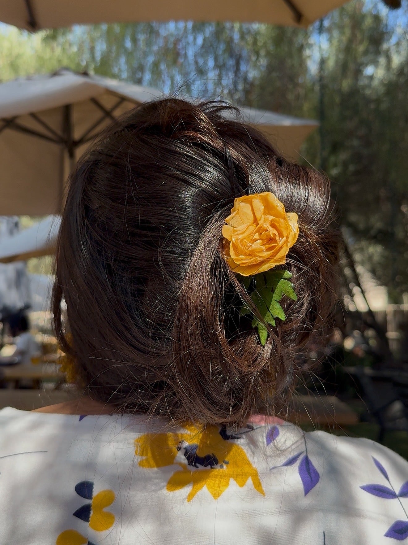 Golden Rose Hair Fork / Hairpin