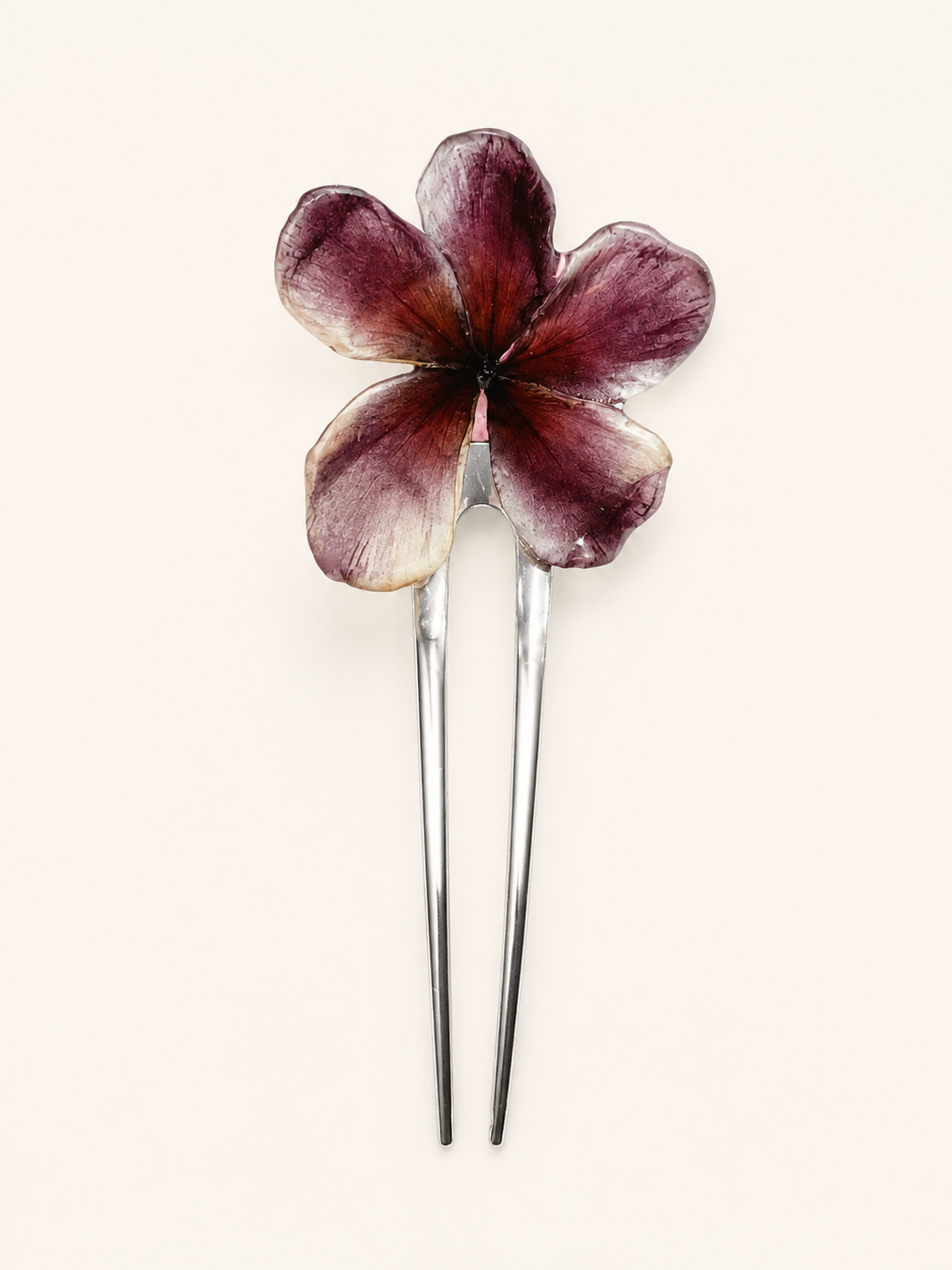 Gina Plumeria Hairpin