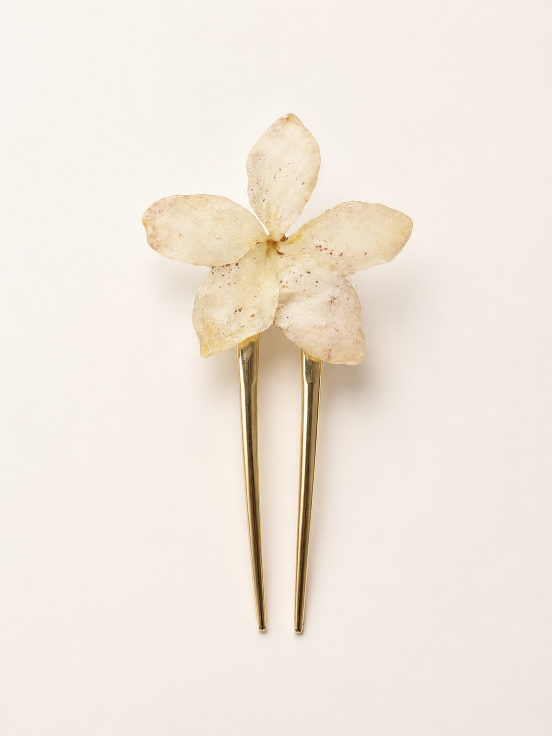 Pudica Plumeria Gold Hairpin