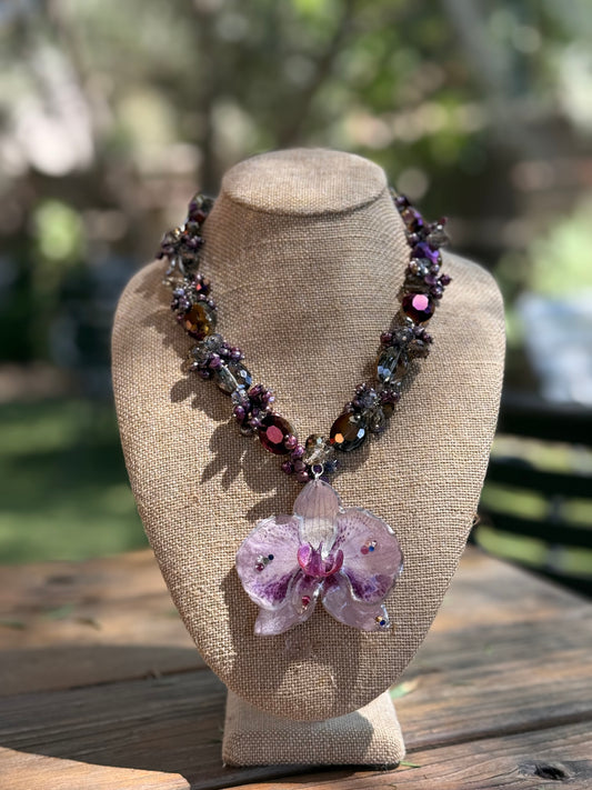 Celestial Orchid Necklace