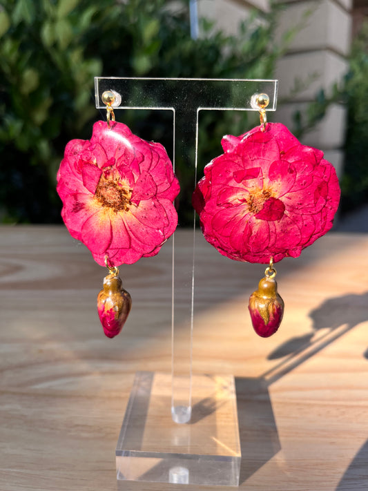 Blooming Rose Earrings