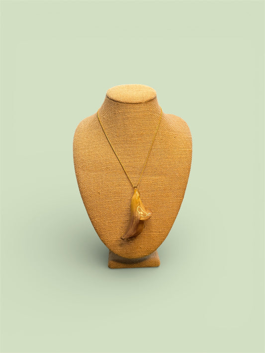 Golden Calla Lily Necklace – 18K Gold Plated