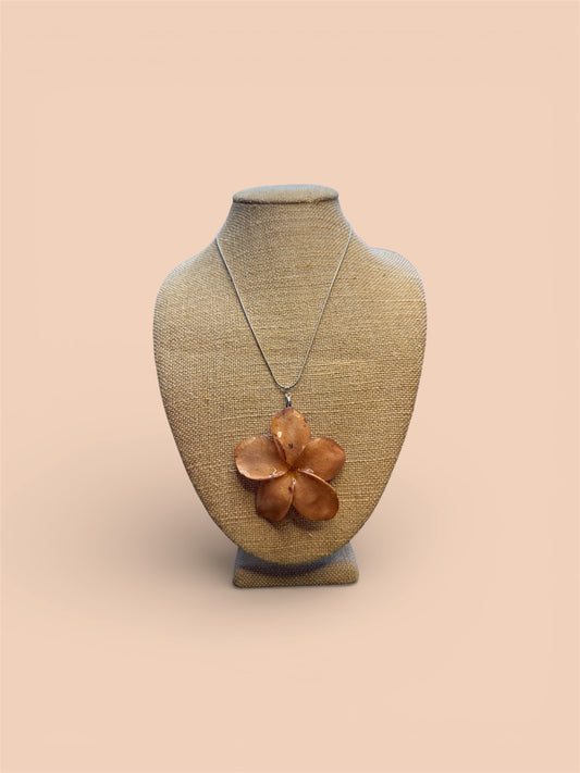 Sun-Kissed Plumeria Necklace